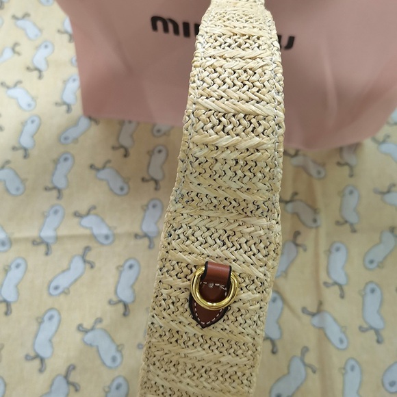 Miu Miu Woven Crossbody Bag - Picture 4 of 10